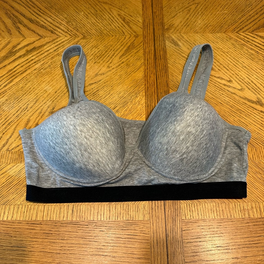 Zone Pro Heather Gray Women's Bra